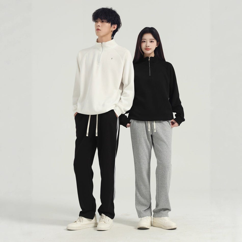 Men’s Three-Bar Joggers | Straight-Leg Casual Sports Pants