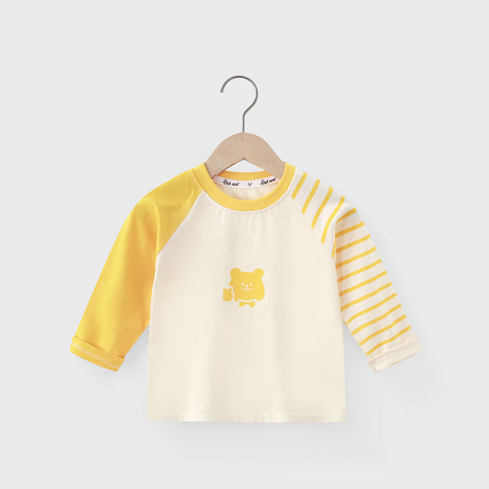 INSTOCK- 2025 Kids Long-Sleeve 100% Cotton T-Shirt Outfit Set