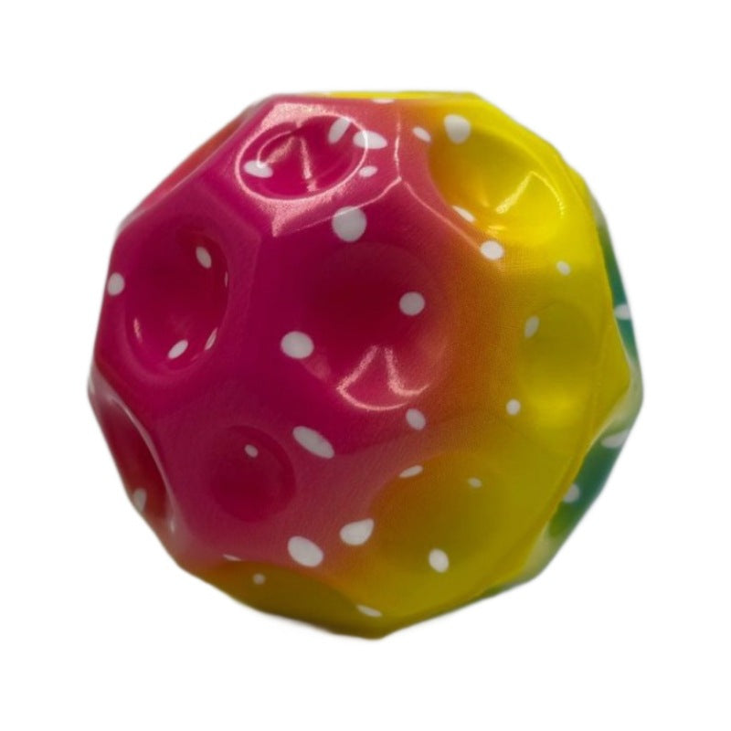10cm Jumbo Starry Sky Colorful PU Bouncy Ball