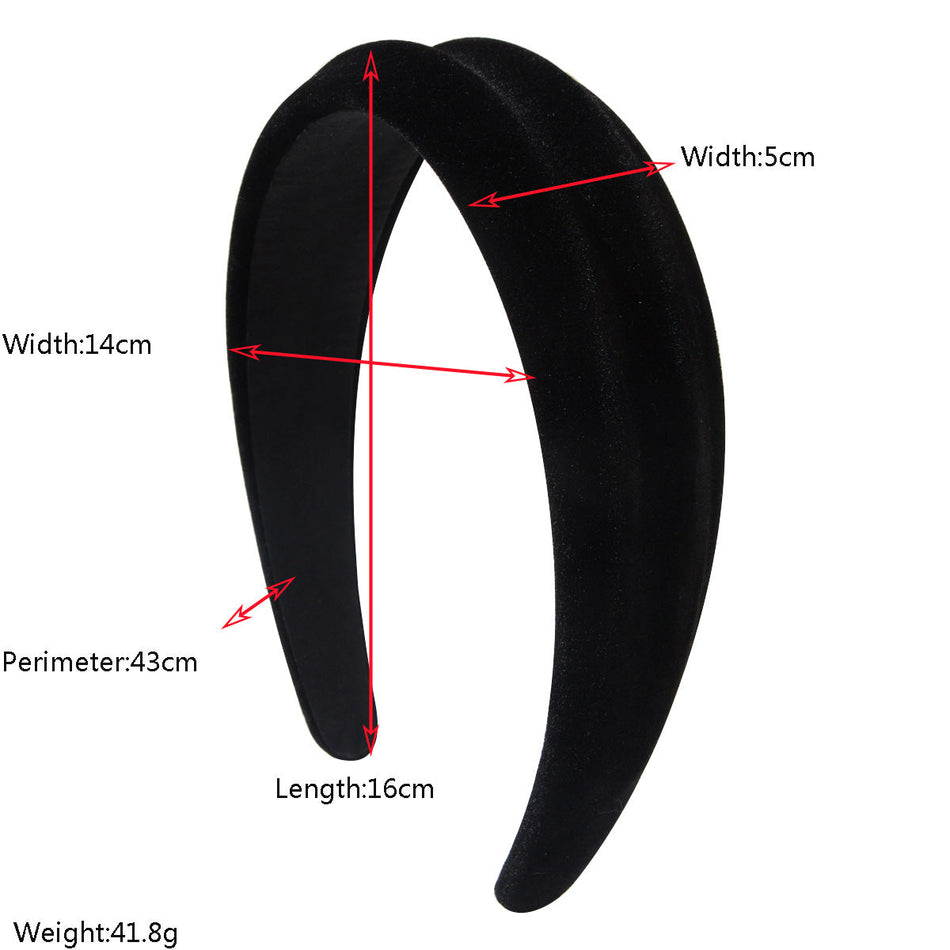Korean Velvet Wide Daily Fashion Headband