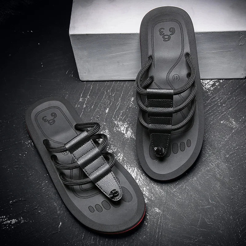 STOCK-2025 Men’s EVA Flip-Flops – Anti-Slip Beach Slides