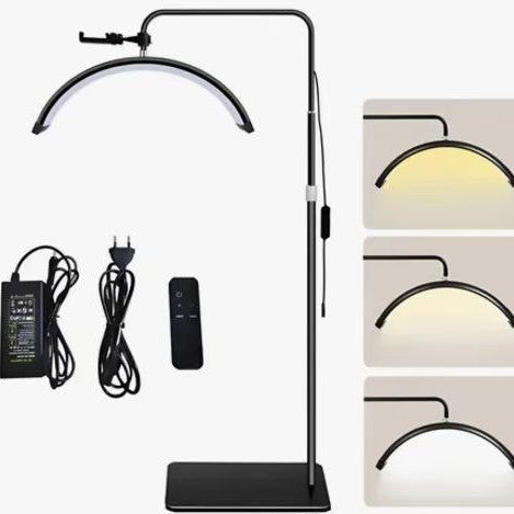 24inch Half-Moon Beauty Lamp U-Shaped LED Fill Light Floor U