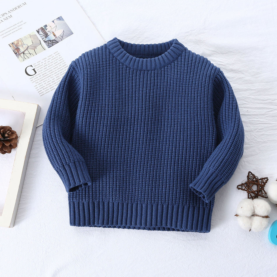 Baby Knitted Sweater Jacket – Autumn Winter Loose Fit