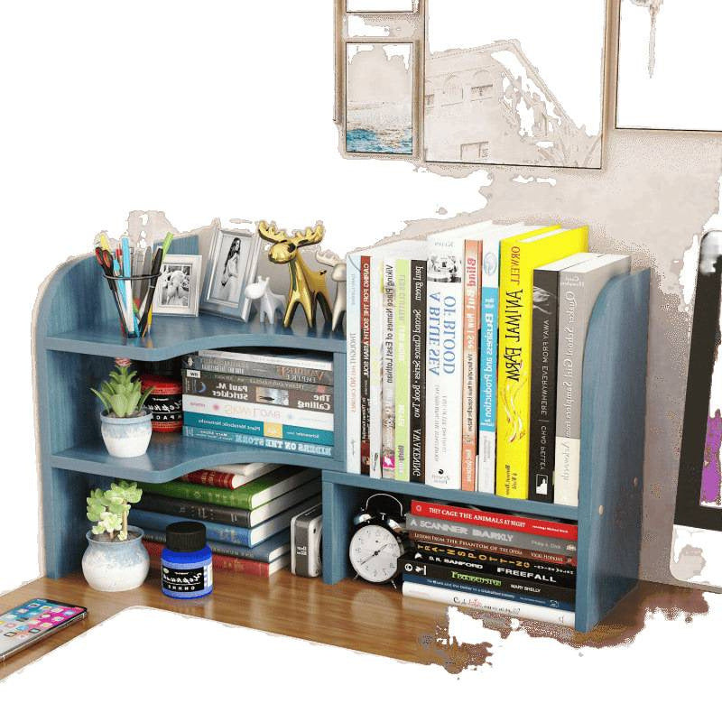 STOCK-Children’s Small Desktop Bookshelf Simple Storage Rack