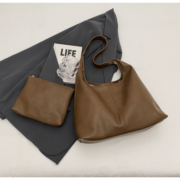 Retro Tote Bag – Women’s Large Capacity Shoulder Handbag