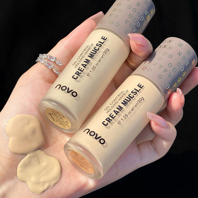 STOCK-Novo Shimmer Liquid Foundation – Brighten & Conceal Acne