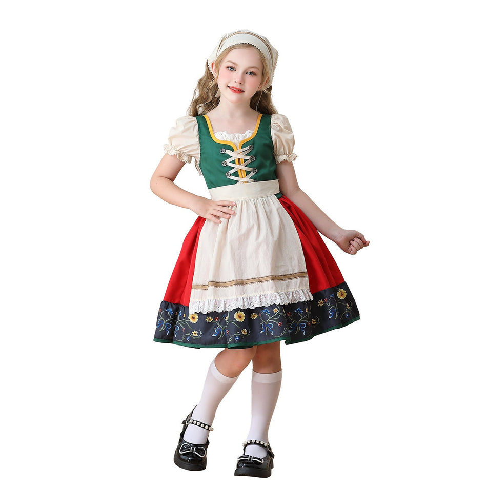 Bavarian Children’s Clothing European Pastoral Girls Oktoberfest