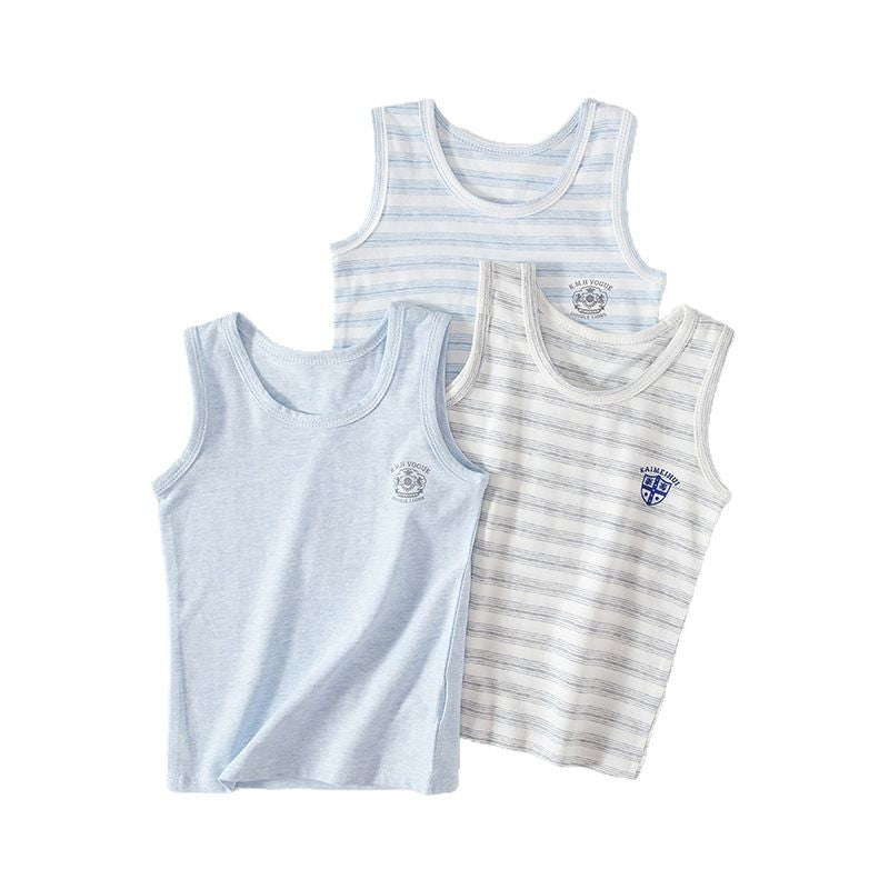 Pure Cotton Boys’ Sleeveless Vest