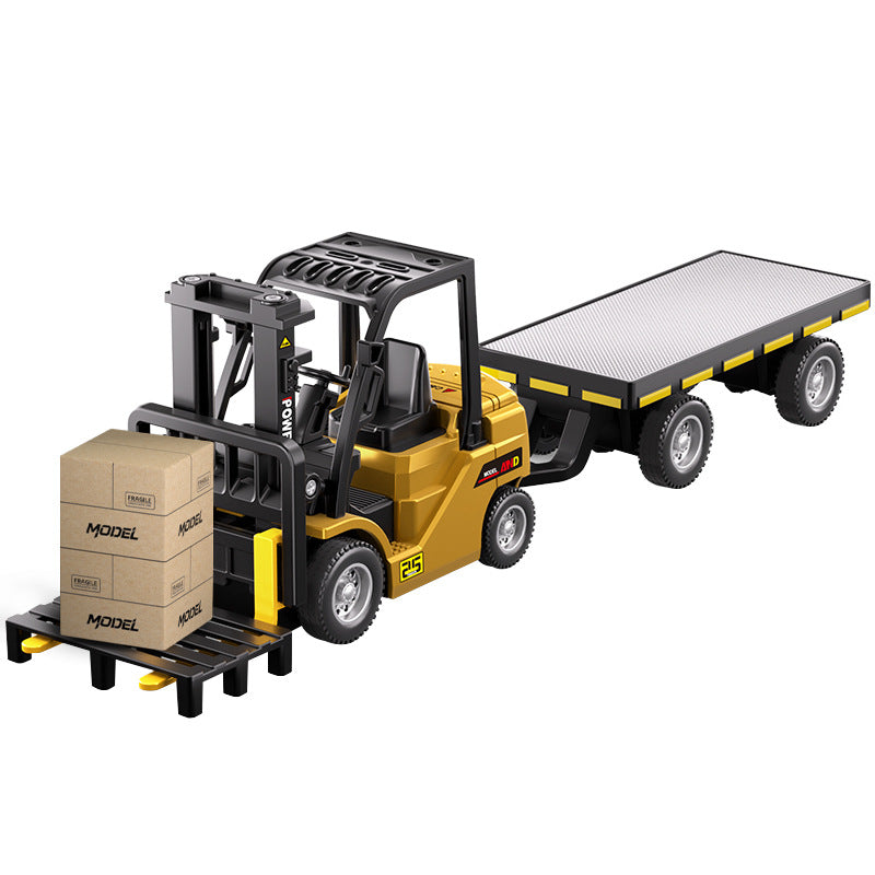 1:64 Bluetooth Mini Alloy RC Construction Vehicle Set