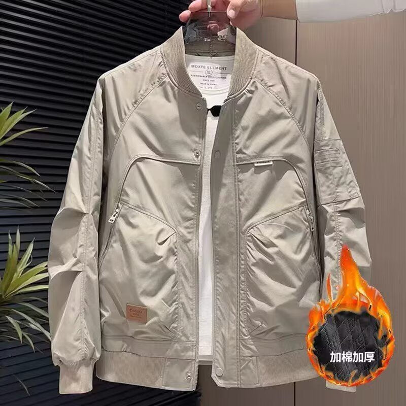 Men’s Cotton Pilot Jacket – Autumn & Winter Casual