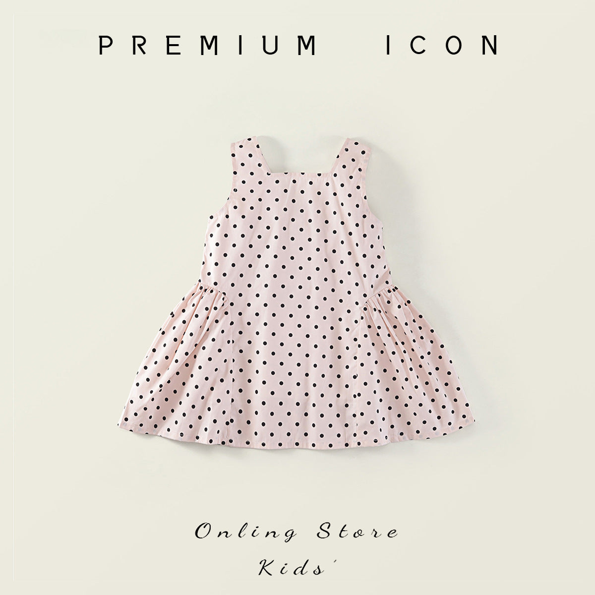 Girls Polka Dot Bow Summer Dress Korean Style – Summer Kids Fashion Nepal | Tudoholic