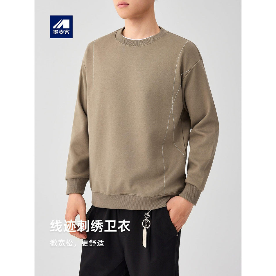 Embroidered Rhabdomyline Sweater Men Autumn Winter 2026
