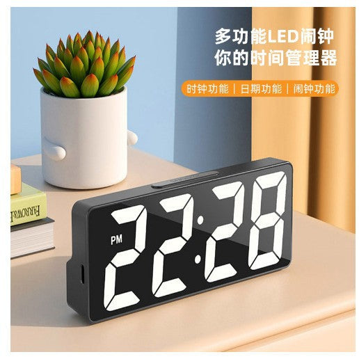 Luminous LED Desktop Clock Pendulum Electronic Alarm
