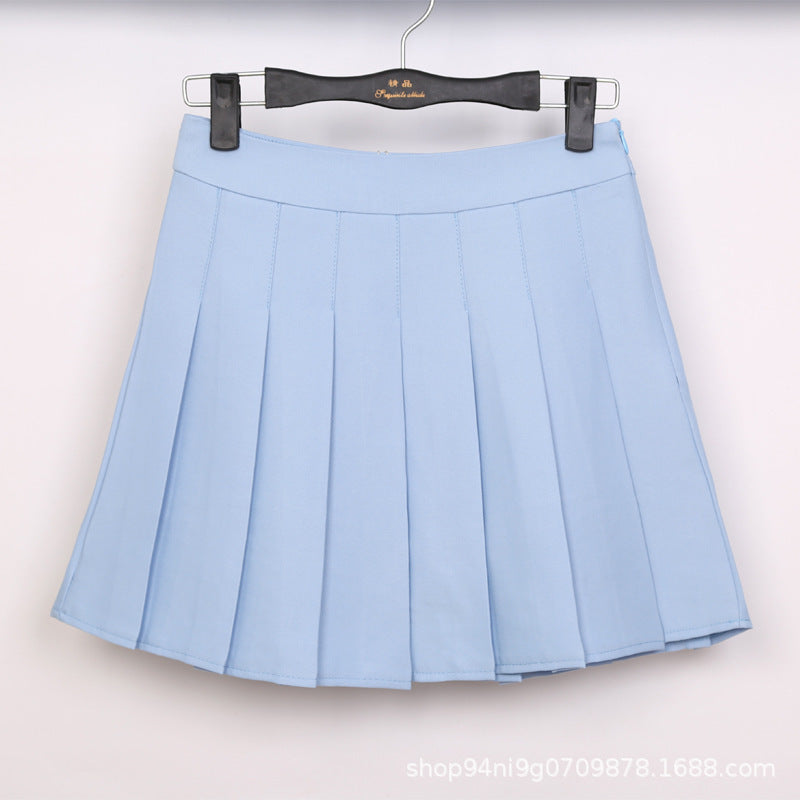 High-Waisted Slim Pleated Skirt – Summer New Style