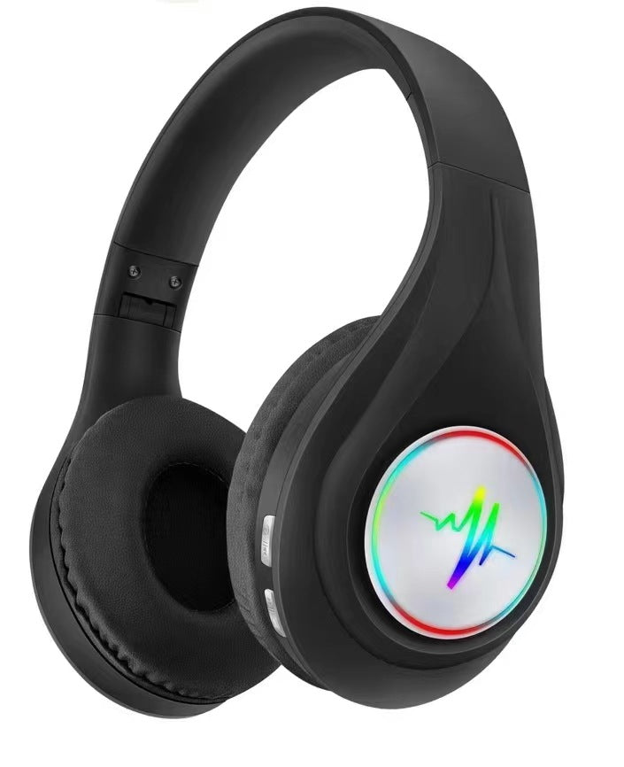 Premium Bluetooth 5.3 Foldable Wireless Headset Long Battery Life – Black