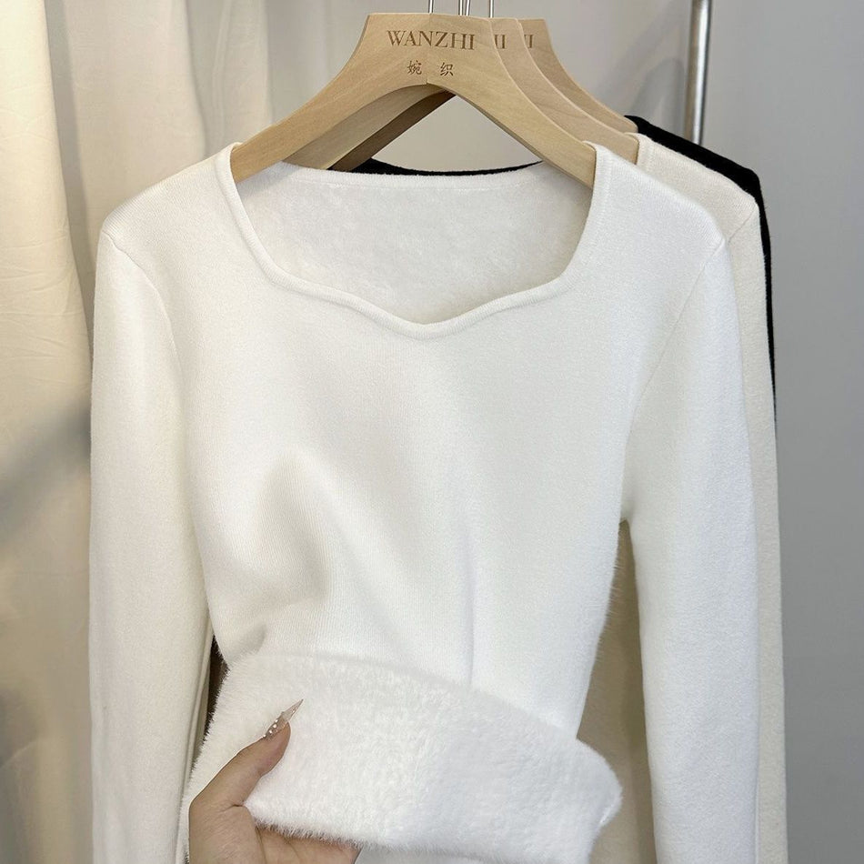Fleece-Lined Thickened Winter Base Shirt – Women’s 2026