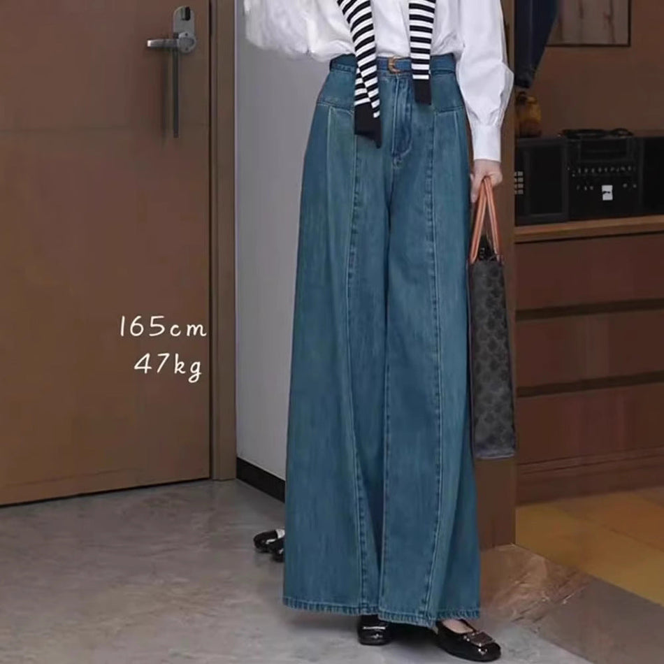 Plus Size High-Waist Flared Jeans