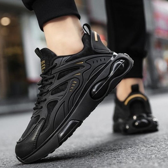 Men’s Spring Autumn Breathable Athletic Thick-Soled Sneakers