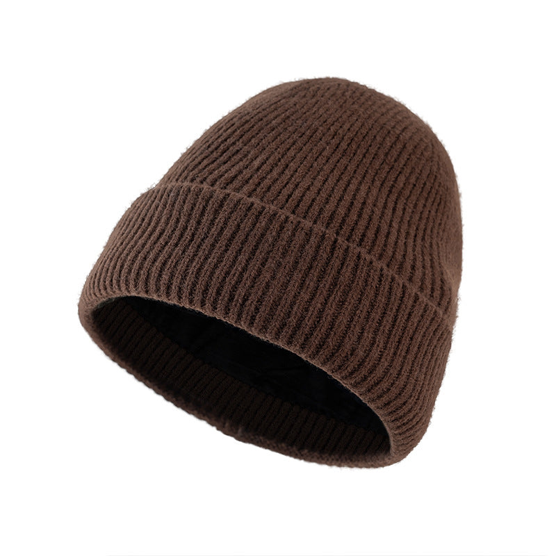 European American Winter Woolen Hat Men Fleece-Lined Men Hat