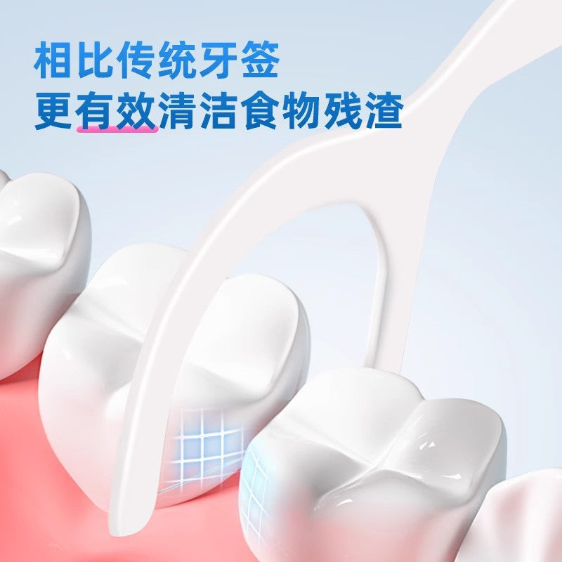 Ultra-Fine Portable Dental Floss Sticks – Single Pack