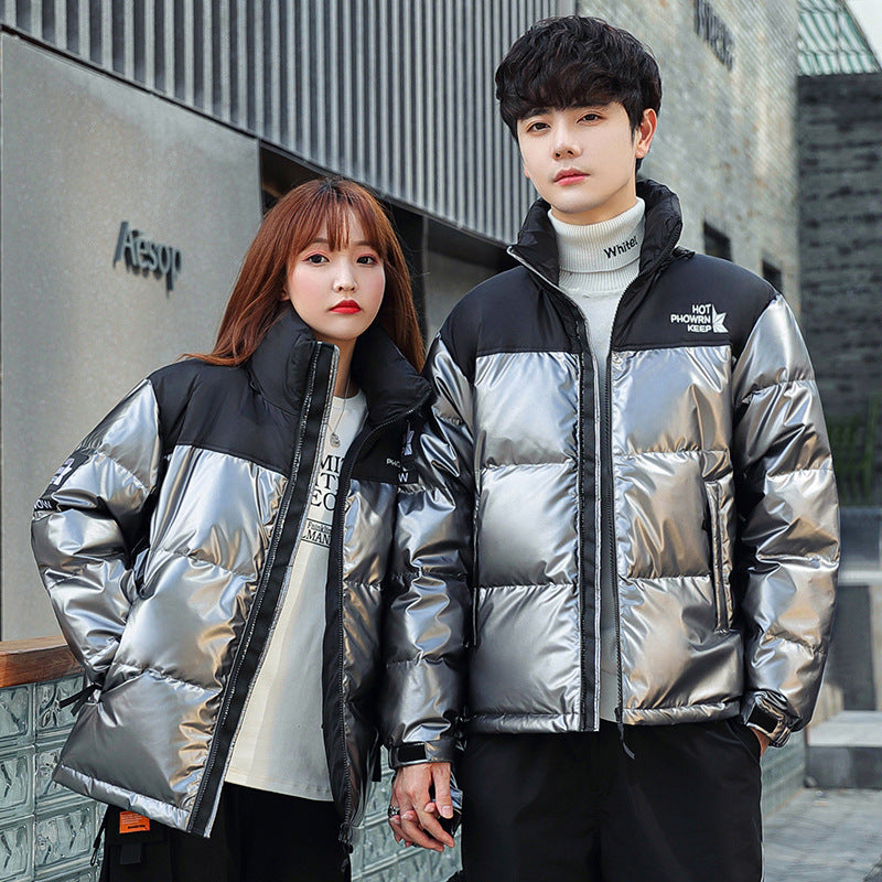 Men’s Short Down Jacket – Lightweight Hooded Korean Couple Style