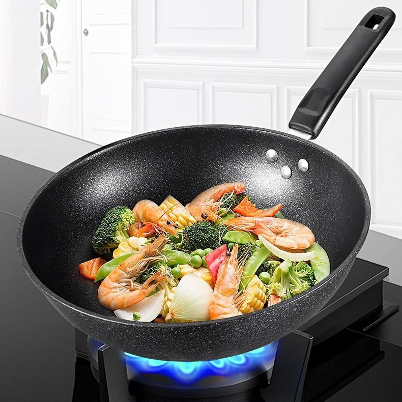 Maifan Stone Non-Stick Wok – Composite Bottom Pan