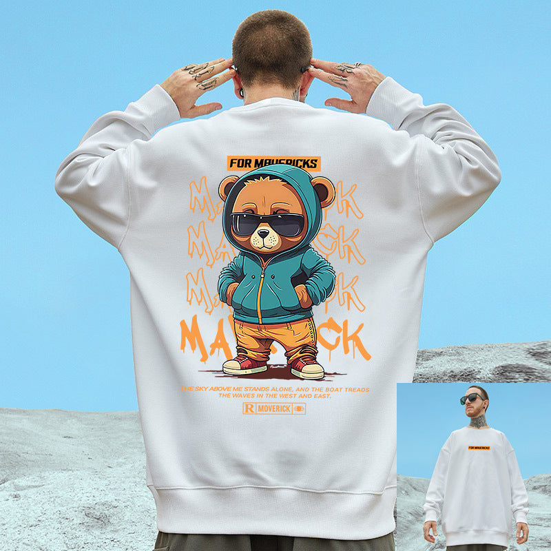 Men’s Rubik’s Cube Plus-Size Crewneck Sweatshirt Y06
