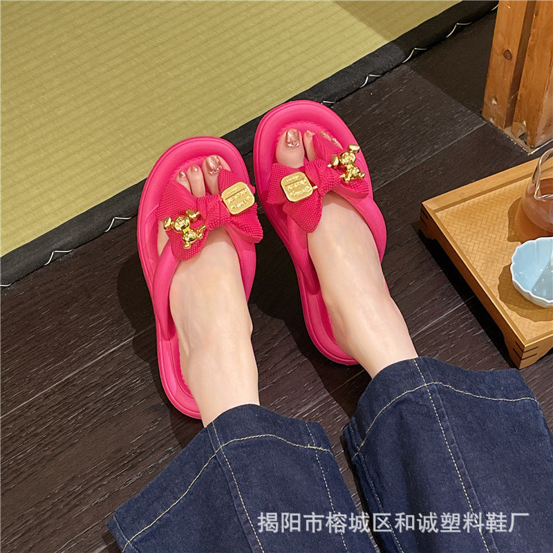 INSTOCK-Women's Flat Summer Slippers  Casual & Comfortable