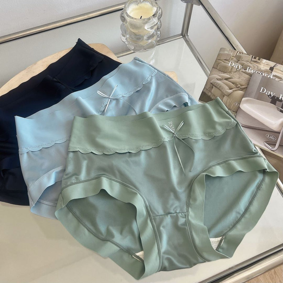 PACK OF - 6 French Satin Seamless Panties – Ice Silk & Breathable