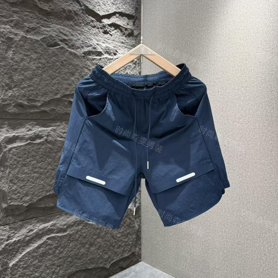 Men’s Summer Mesh Quick-Dry Ice Silk Shorts High-End