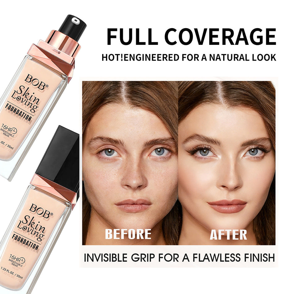 Bob Long-Lasting Liquid Foundation – Oily Skin Concealer