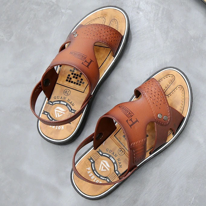 Non-Slip Men’s Sandals – Summer Plastic Slippers