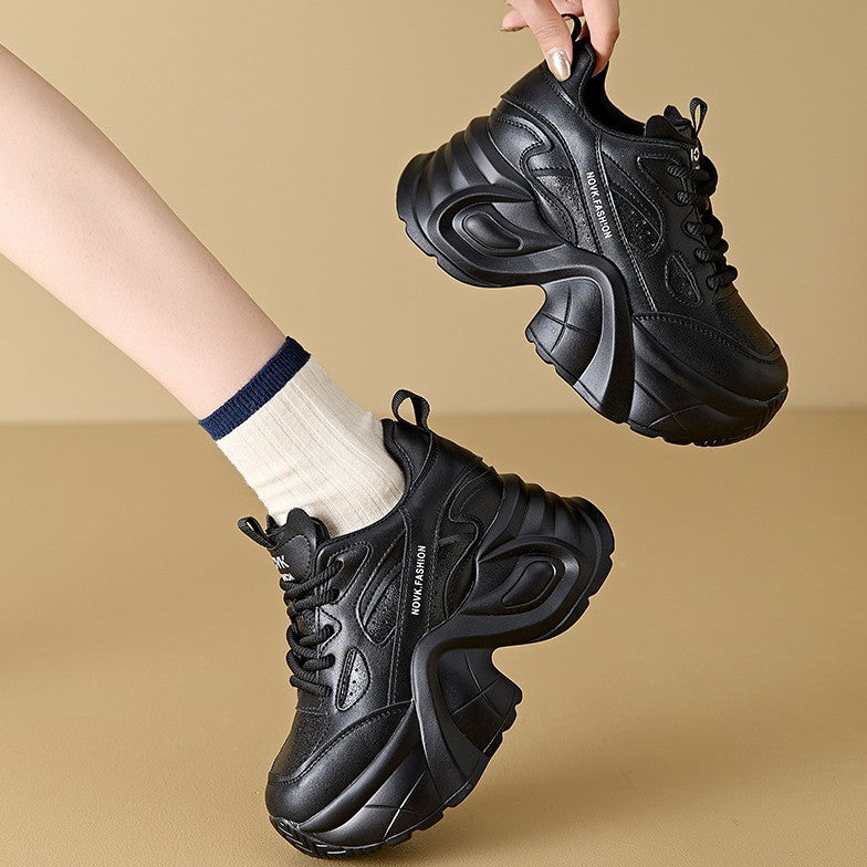 Fashion Thick-Soled Height-Increasing Casual Shoes