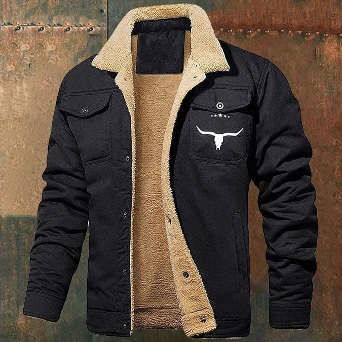Men’s 2026 Fleece-Lined Cotton Jacket Autumn Winter In-Stock