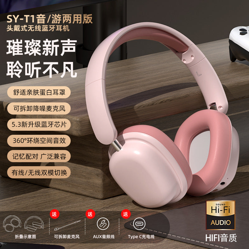 Wireless Bluetooth Gaming Headset with Mic
