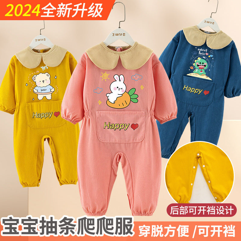 Baby Winter Crawling Suit Protective One Piece Warm Clothing