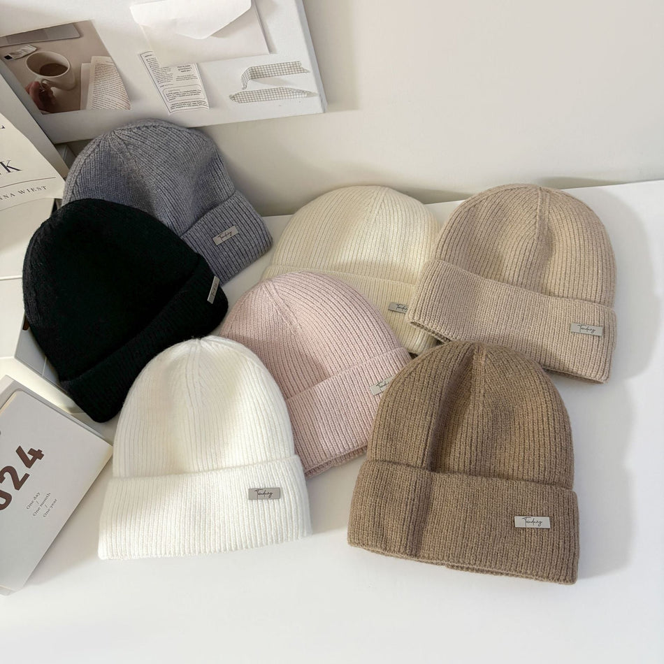 Korean Style Wool Knit Winter Hat