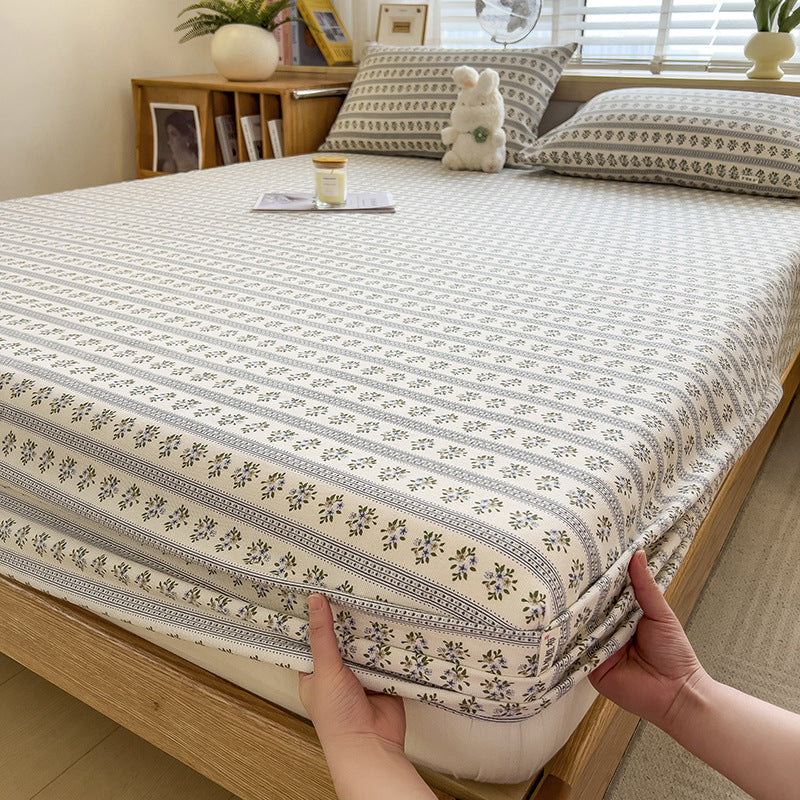 Raw Cotton Bed Sheet Set – Coarse Cloth 3-Piece Set