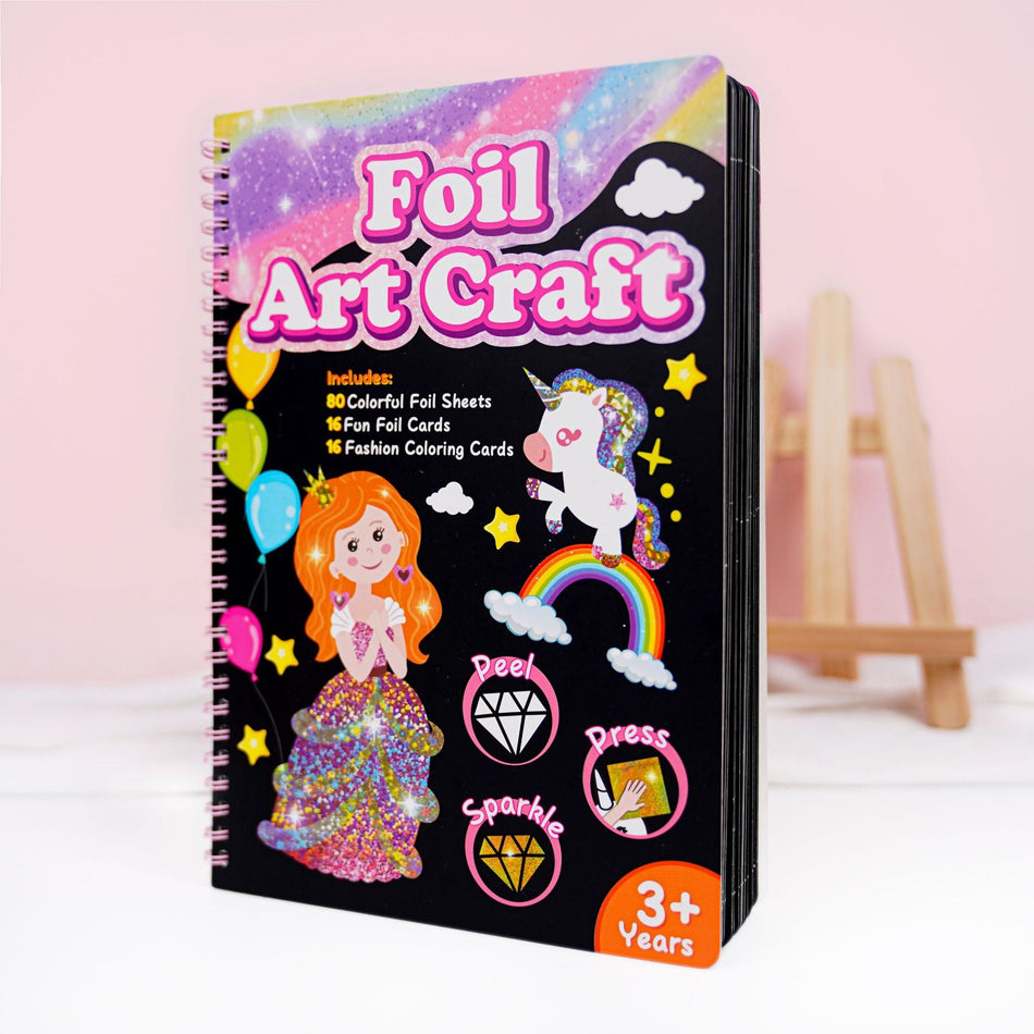 Princess & Animal Magic Art Stickers – DIY Coloring Toy