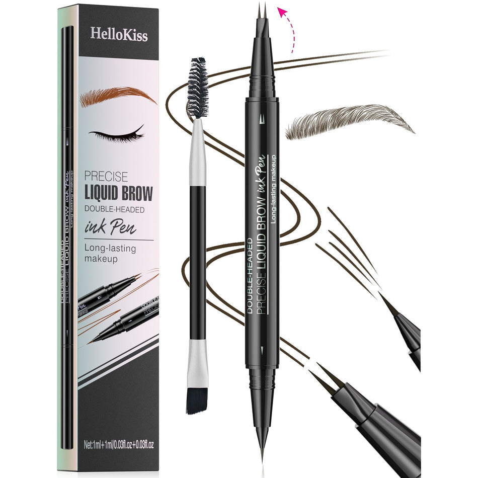 Hellokiss Double-Headed Waterproof Wild Eyebrow Pencil