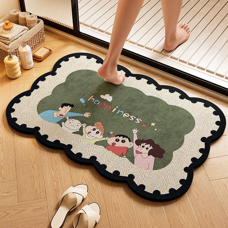 Soft Diatom Mud Non-Slip Bathroom Floor Mat
