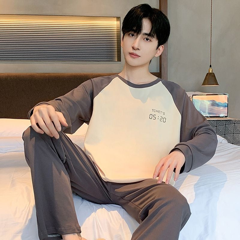 Boys’ Cotton Loungewear – Long Sleeve Home Set 2024