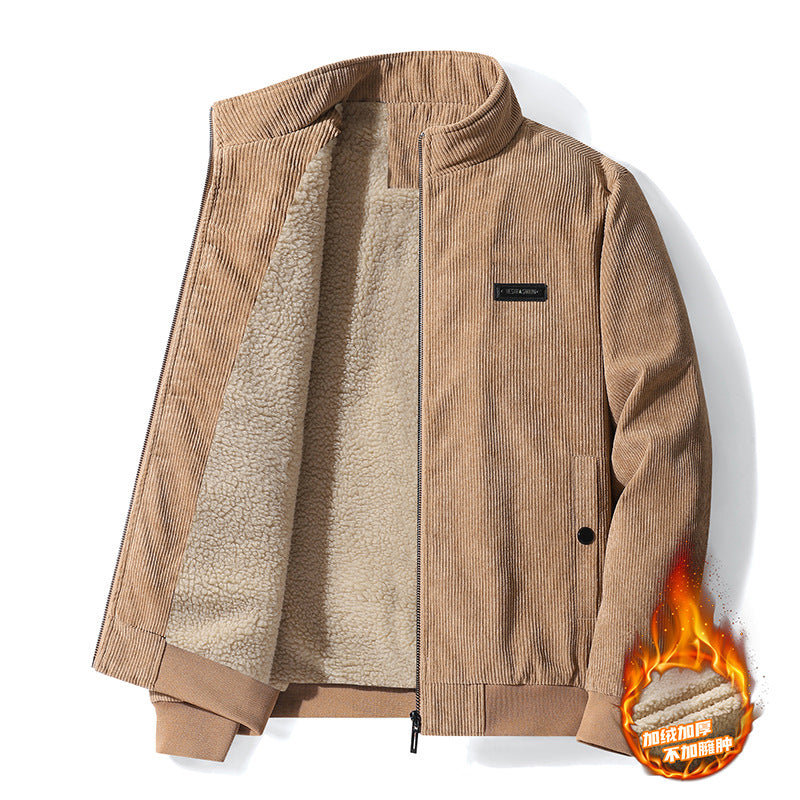 STOCK-Men’s Trendy Stand-Up Collar Casual Windproof Jacket