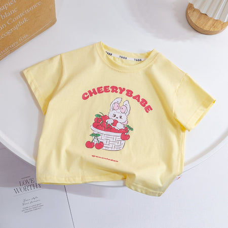 Girls Cute Cartoon T-Shirt – Stylish Summer Top – T-Shirts – Image 8