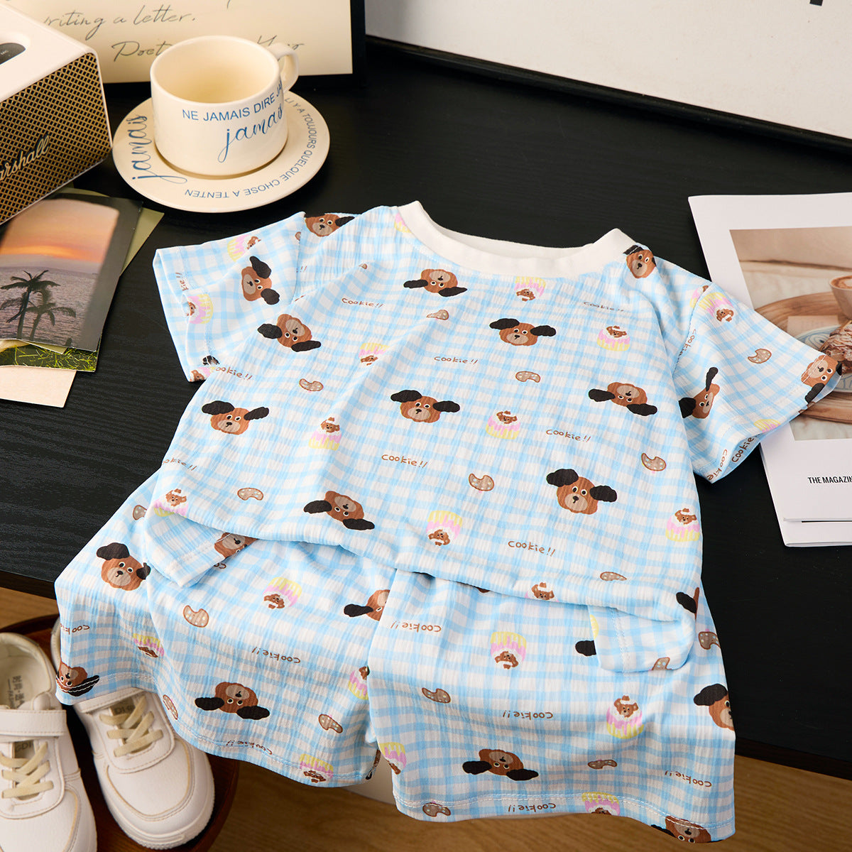 Sleepwear Collection: Elastic "Cloud Wrinkle" Cotton Suit – Kids Fashion Nepal | Tudoholic