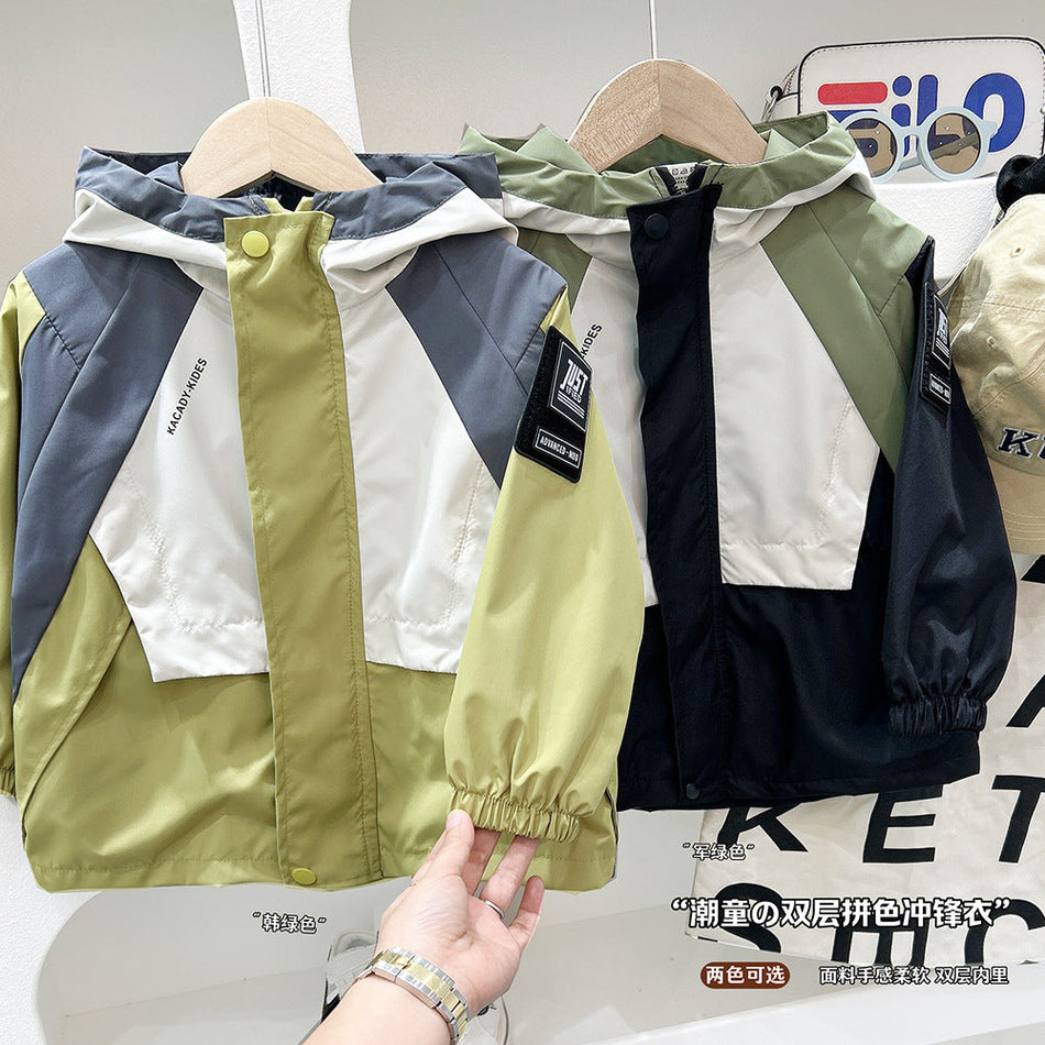 Boys’ Spring Stitching Jacket
