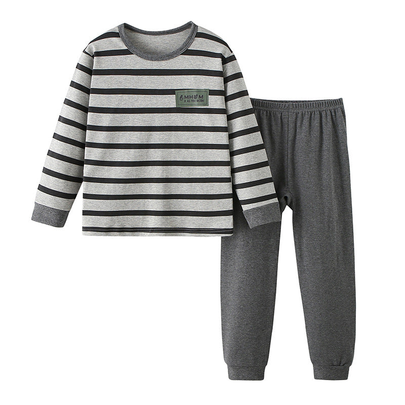 Teens’ Cotton Thermal Underwear Set Autumn Pajamas