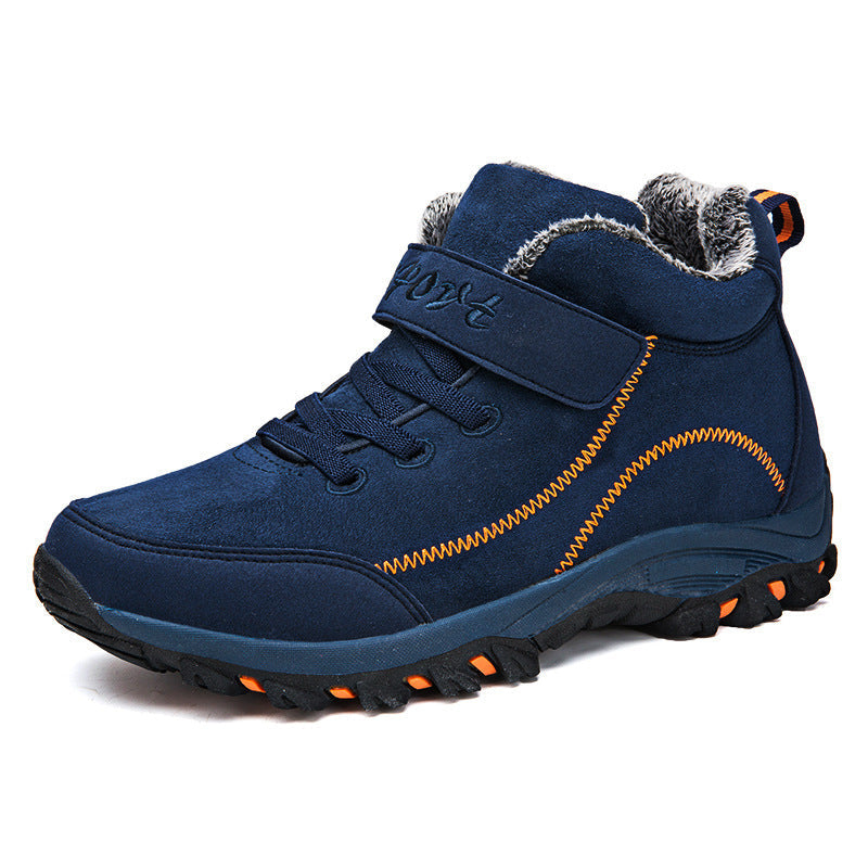 Men’s Korean Style Winter Fleece-Lined Sneakers
