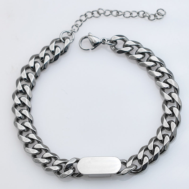 18K Gold Oval Shell Chain Bracelet – Elegant Women’s Jewelry