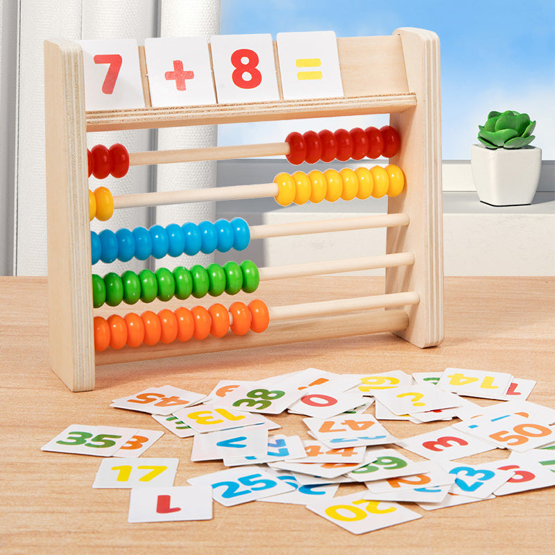Five-Speed Abacus for Kids Math Early Learning Toy